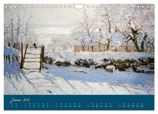 Produktbild: Typisch Monet (Wandkalender 2026 DIN A4 quer), CALVENDO Monatskalender