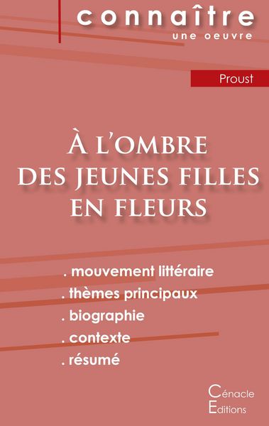 Fiche de lecture À l'ombre des jeunes filles en fleurs de Marcel Proust (analyse littéraire de référence et résumé complet), Taschenbuch von Marcel