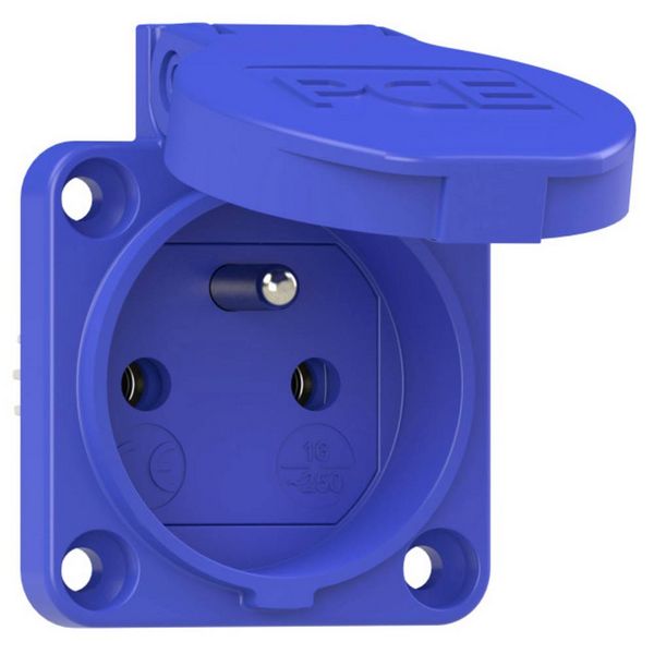 Produktbild: PC Electric 104-0bs Schutzkontakt-Steckdose IP54 Blau