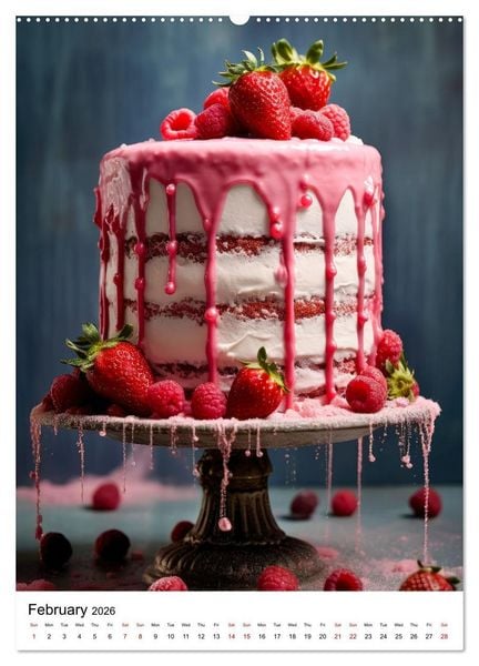 Produktbild: Cake Heaven (Wall Calendar 2026 DIN A2 portrait), CALVENDO 12 Month Wall Calendar
