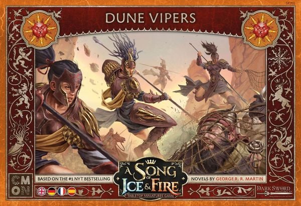 Produktbild: Song of Ice & Fire - Dune Vipers (D&uuml;nenvipern) DE/EN/ES/FR