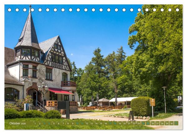 Produktbild: Darmstadt im Licht (Tischkalender 2026 DIN A5 quer), CALVENDO Monatskalender