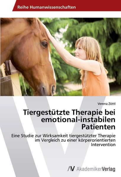 Produktbild: Tiergest&uuml;tzte Therapie bei emotional-instabilen Patienten