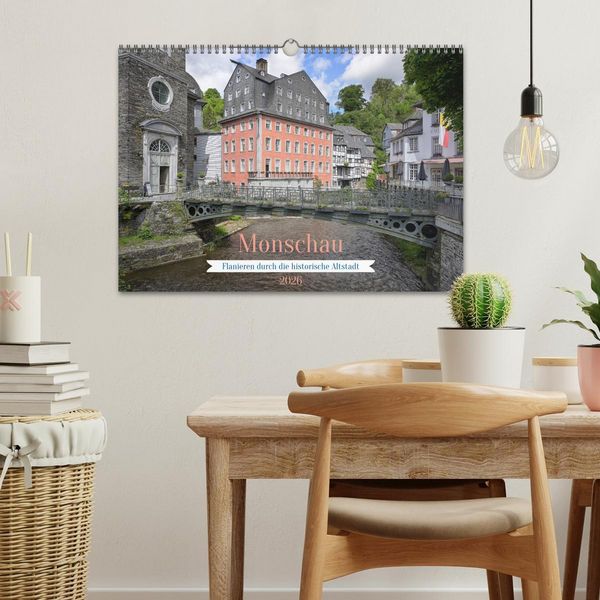 Produktbild: Monschau - Flanieren durch die historische Altstadt (Wandkalender 2026 DIN A3 quer), CALVENDO Monatskalender