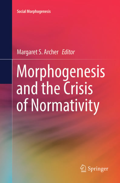 Produktbild: Morphogenesis and the Crisis of Normativity