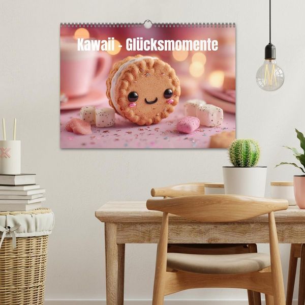 Produktbild: Kawaii-Gl&uuml;cksmomente (Wandkalender 2026 DIN A3 quer), CALVENDO Monatskalender