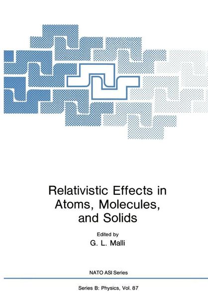 Produktbild: Relativistic Effects in Atoms, Molecules, and Solids
