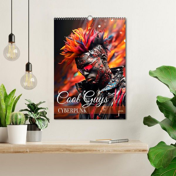 Produktbild: CYBERPUNK Cool guys (Wall Calendar 2026 DIN A3 portrait), CALVENDO 12 Month Wall Calendar