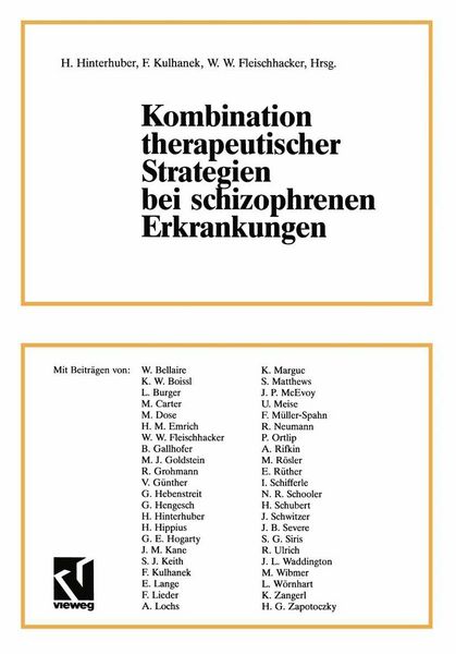 Produktbild: Kombination therapeutischer Strategien bei schizophrenen Erkrankungen