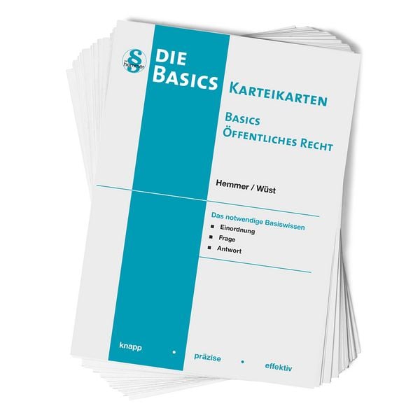 Produktbild: Karteikarten Basics - &Ouml;ffentliches Recht