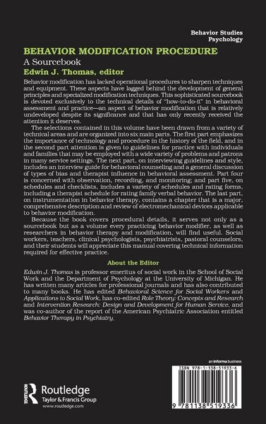 Produktbild: Behavior Modification Procedure