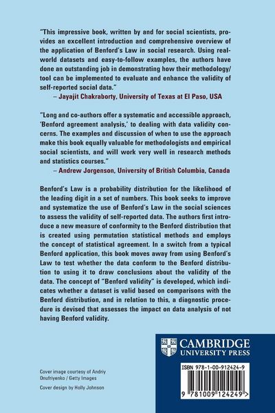 Produktbild: Applying Benford's Law for Assessing the Validity of Social Science Data