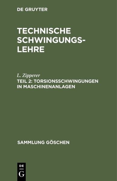 Produktbild: Torsionsschwingungen in Maschinenanlagen