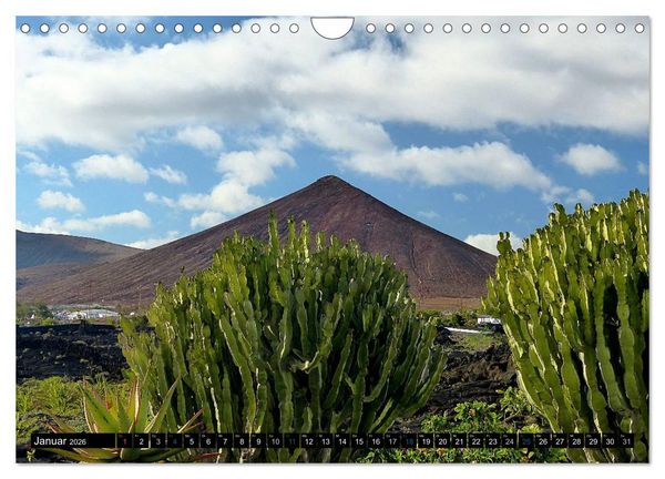 Produktbild: Vulkaninsel Lanzarote (Wandkalender 2026 DIN A4 quer), CALVENDO Monatskalender
