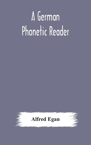 Produktbild: A German Phonetic Reader