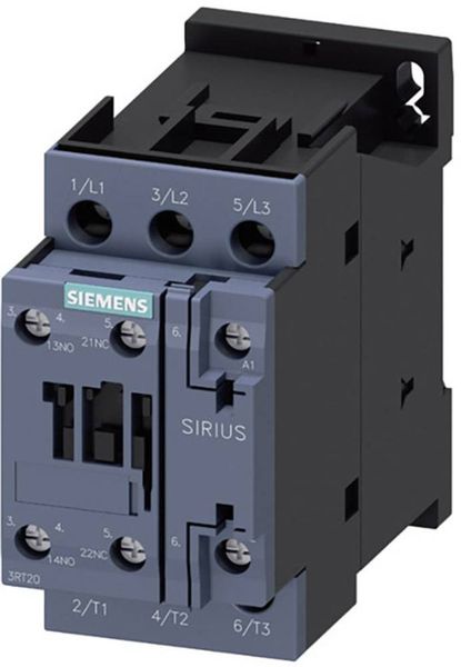 Siemens 3RT2026-1AP00 Schütz 3 Schließer 11kW 230 V/AC 25A mit Hilfskontakt 1St.