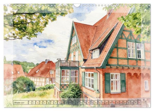 Produktbild: Charmantes Schleswig-Holstein (Wandkalender 2027 DIN A3 quer), CALVENDO Monatskalender
