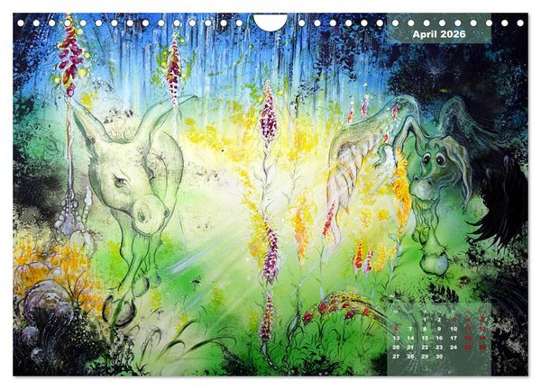 Produktbild: Phantastische Kunst (Wandkalender 2026 DIN A4 quer), CALVENDO Monatskalender