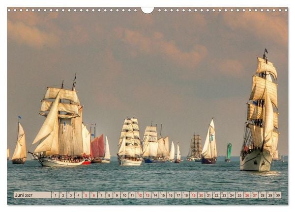 Produktbild: Hanse Sail - Rostock. Du bist so sch&ouml;n (Wandkalender 2027 DIN A3 quer), CALVENDO Monatskalender