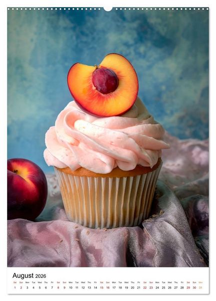 Produktbild: Yummy Cupcakes (Wall Calendar 2026 DIN A2 portrait), CALVENDO 12 Month Wall Calendar