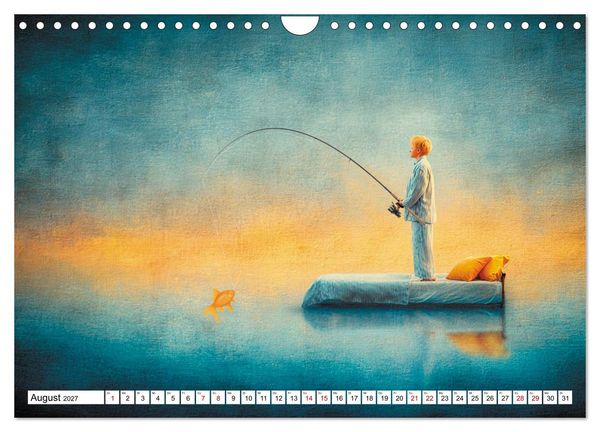 Produktbild: Fantastische F&auml;nge Die Kunst, das Unm&ouml;gliche zu angeln (Wandkalender 2027 DIN A4 quer), CALVENDO Monatskalender