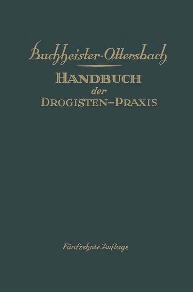 Produktbild: Handbuch der Drogisten-Praxis
