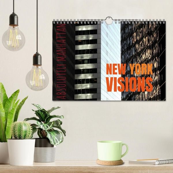 Produktbild: NEW YORK visions (Wandkalender 2027 DIN A4 quer), CALVENDO Monatskalender