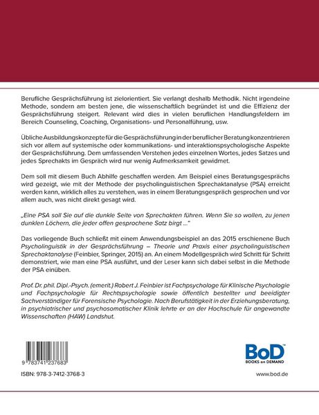Produktbild: Counseling - Die Entdeckung der Sprache in der Beratung