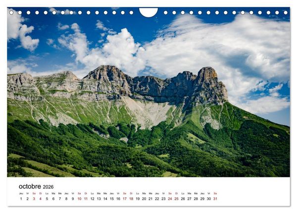 Produktbild: Les chemins du Vercors (Calendrier mural 2026 DIN A4 vertical), CALVENDO calendrier mensuel