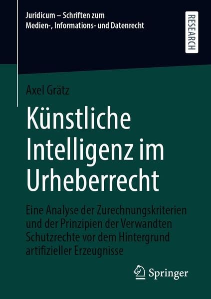 Produktbild: K&uuml;nstliche Intelligenz im Urheberrecht