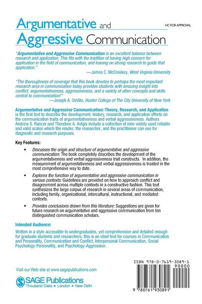 Produktbild: Argumentative and Aggressive Communication