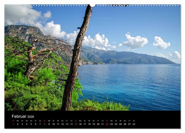 Produktbild: T&uuml;rkische Riviera - Entlang der lykischen K&uuml;ste (Wandkalender 2026 DIN A2 quer), CALVENDO Monatskalender
