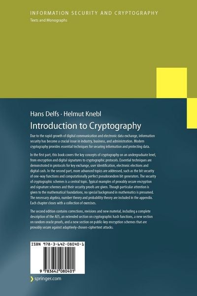 Produktbild: Introduction to Cryptography