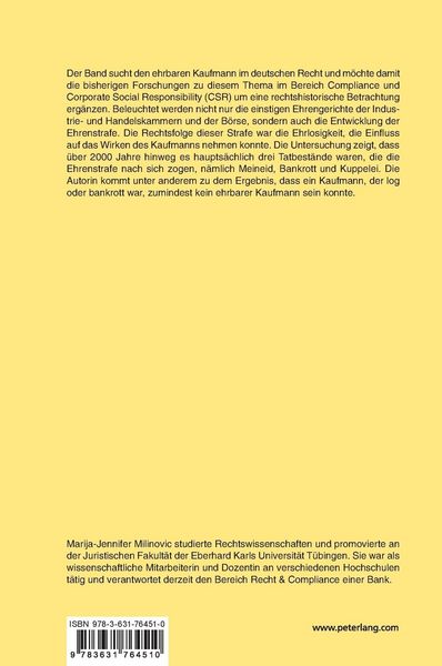 Produktbild: Der ehrbare Kaufmann im deutschen Recht