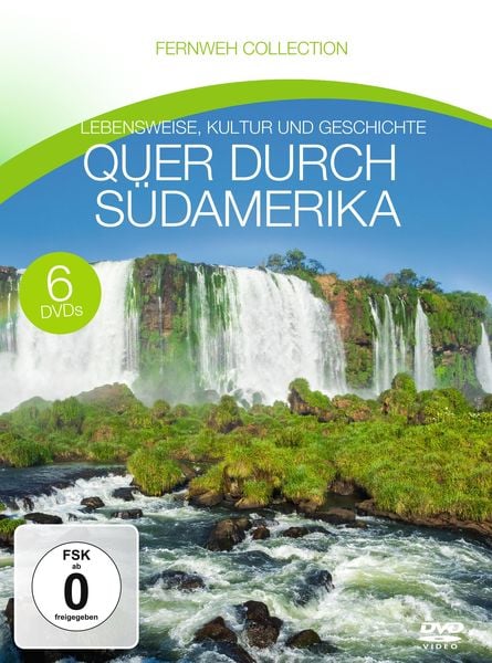 Produktbild: Quer durch Südamerika - Lebensweise, Kultur und Geschichte - Fernweh Collection [6 DVDs]