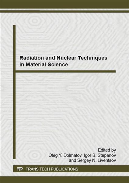 Produktbild: Radiation and Nuclear Techniques in Material Science