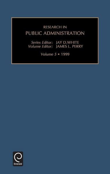 Produktbild: Research in Public Administration