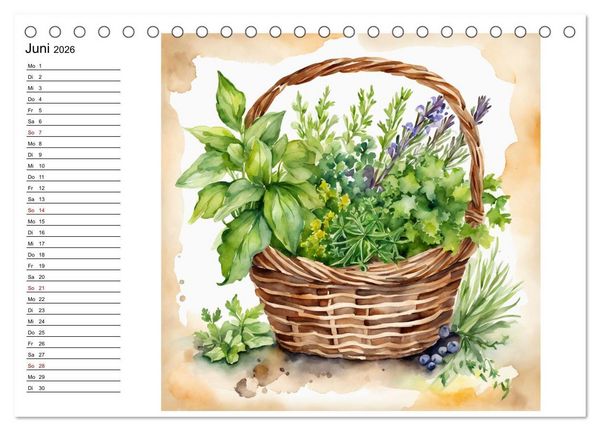 Produktbild: Frische Ernte (Tischkalender 2026 DIN A5 quer), CALVENDO Monatskalender