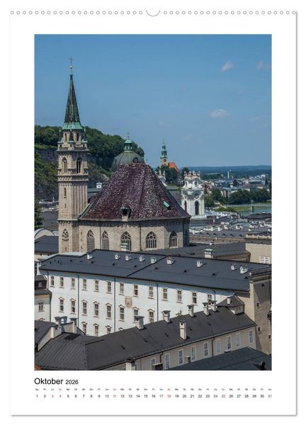 Produktbild: Wundersch&ouml;nes SALZBURG (Wandkalender 2026 DIN A2 hoch), CALVENDO Monatskalender