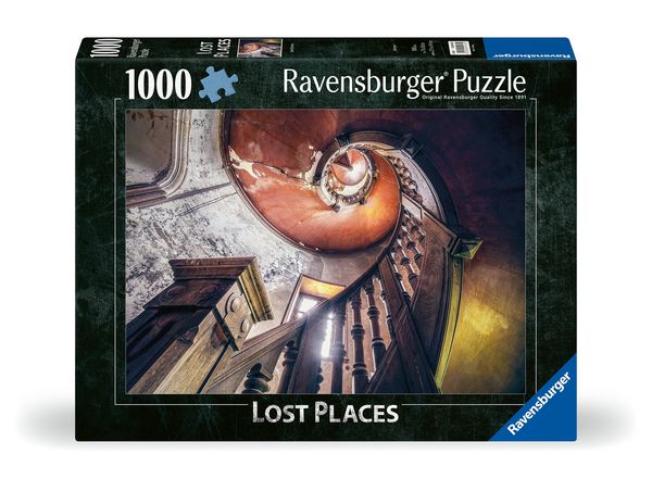 Produktbild: Erwachsenenpuzzle 1000 Teile - Eichenholzspiraltreppe