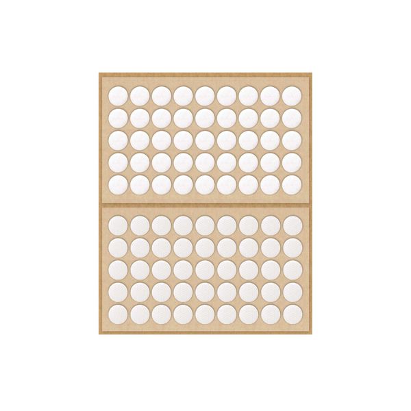 URSUS Bastelzubehör Klettpunkte, weiß