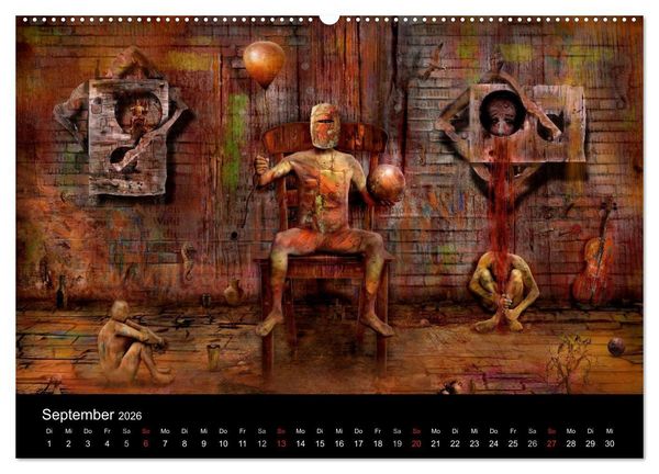 Produktbild: Moderner Surrealismus (Wandkalender 2026 DIN A2 quer), CALVENDO Monatskalender