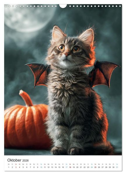 Produktbild: Katzen gegen Alltag (Wandkalender 2026 DIN A3 hoch), CALVENDO Monatskalender