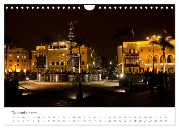 Produktbild: Peru - Perle der Anden (Wandkalender 2026 DIN A4 quer), CALVENDO Monatskalender