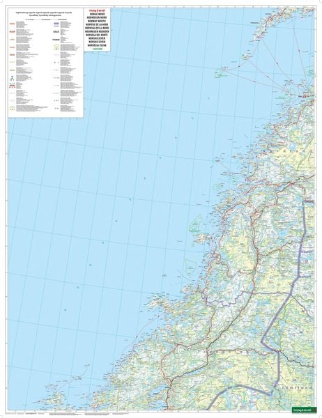 Produktbild: Freytag & berndt Stra&szlig;enkarte Norwegen Nord, Troms&oslash; - Bod&oslash; -