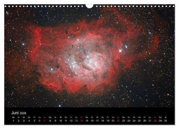 Produktbild: Die Galaxie im Garten (Wandkalender 2026 DIN A3 quer), CALVENDO Monatskalender