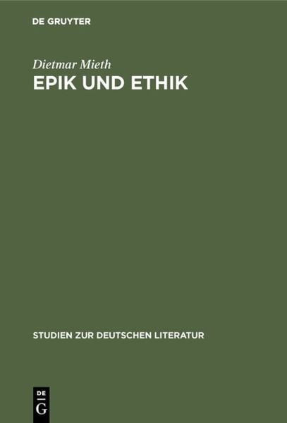 Produktbild: Epik und Ethik