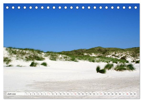 Produktbild: Amrum &ndash; Trauminsel in der Nordsee (Tischkalender 2026 DIN A5 quer), CALVENDO Monatskalender