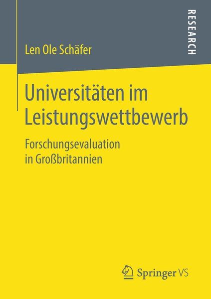 Produktbild: Universit&auml;ten im Leistungswettbewerb