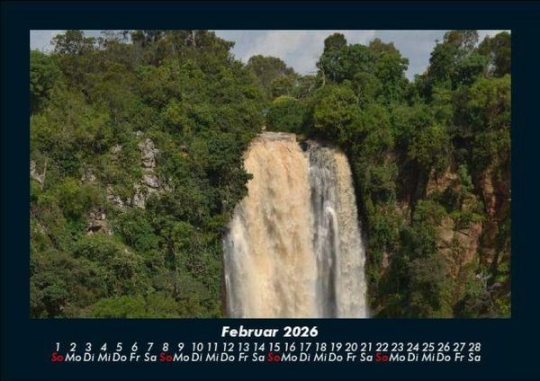 Produktbild: Wasserf&auml;lle 2026 Fotokalender DIN A5